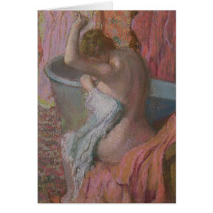 Cartão Bather de Edgar Degas