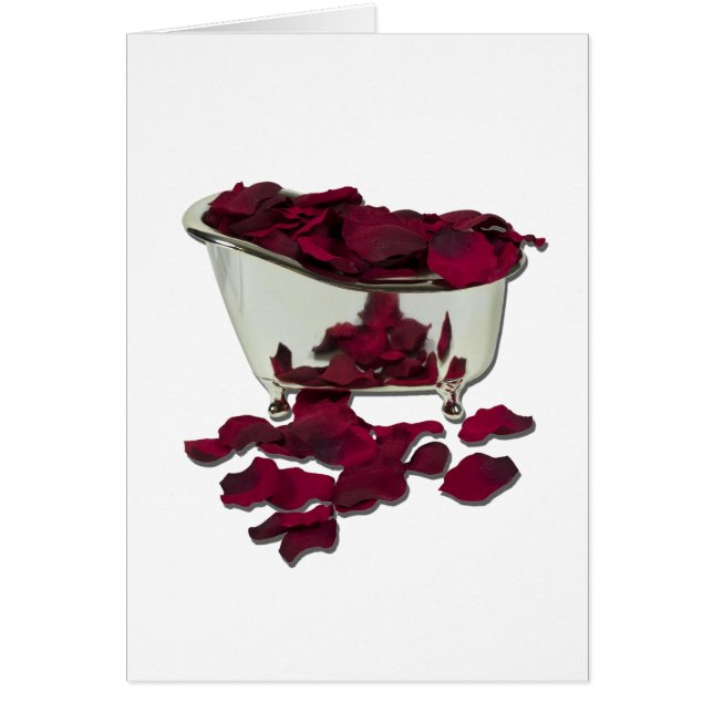 Cartão BathtubFilledWithPetals100711 (Frente)