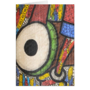 Cartão Batida do cilindro