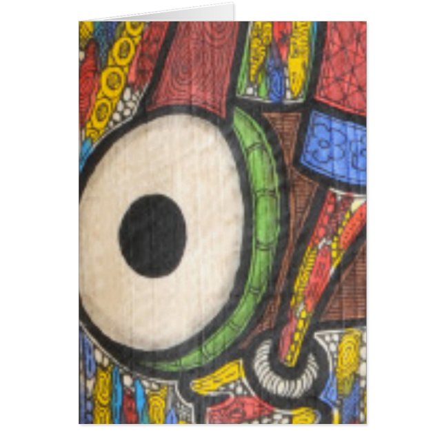 Cartão Batida do cilindro (Frente)