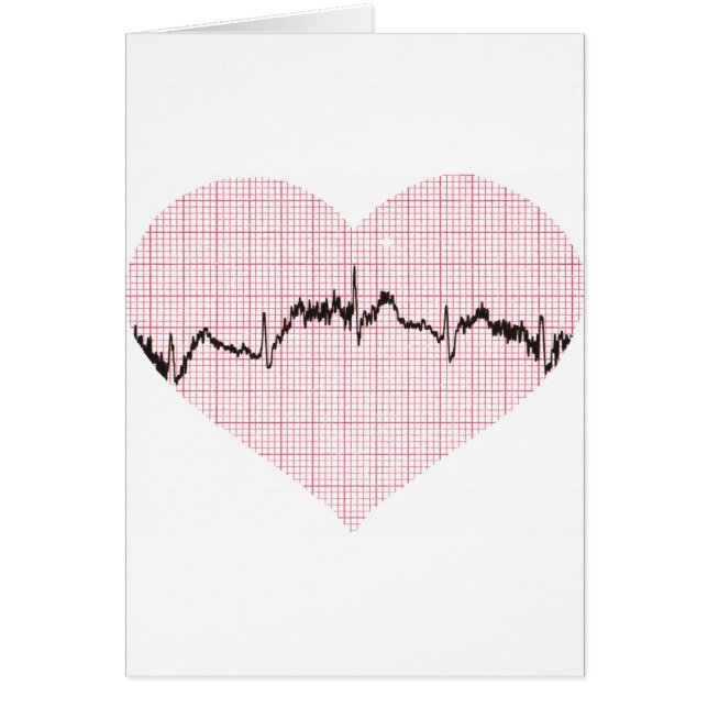 Cartão Batimento cardíaco III (Frente)