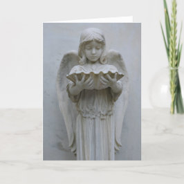 Cartão Batismal Angel (vista frontal)