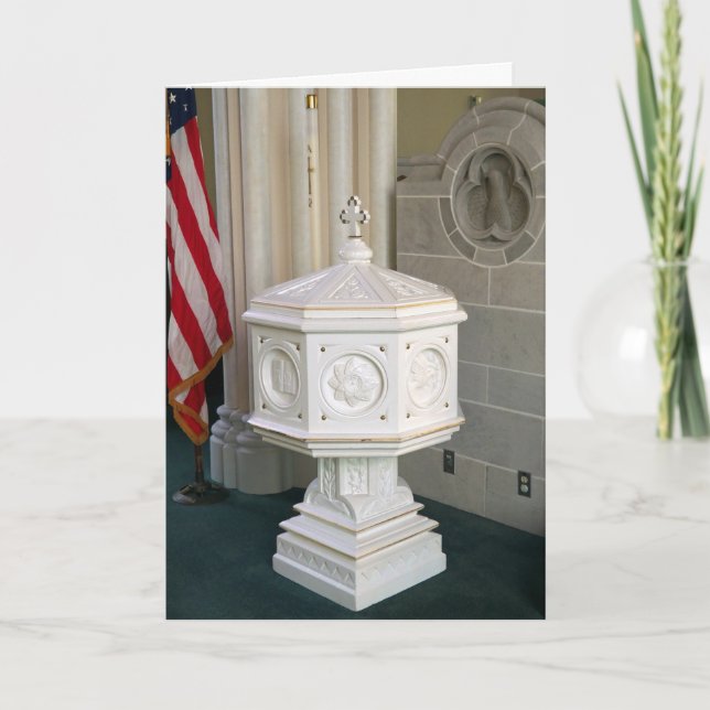 Cartão Batismo dos parabéns (Frente)