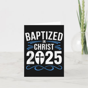 Cartão Batizado Em Cristo De 2025 Batismo Católico Jesus