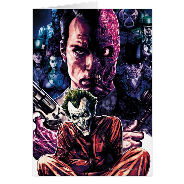 Cartão Batman - Arkham Unhinged #11 Cobrir (Frente)