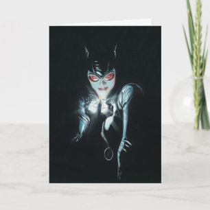 Cartão Batman CatWomen Faces of Mau Cobrir Illustration