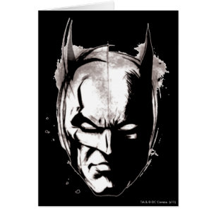 Cartão Batman Drawn Face