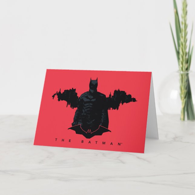 Cartão Batman Gotham Silhouette (Frente)