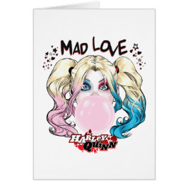Cartão Batman | Mad Love Harley Quinn Chew Bubble Gum