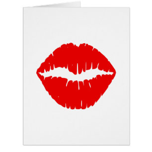 Cartão Batom Vermelho