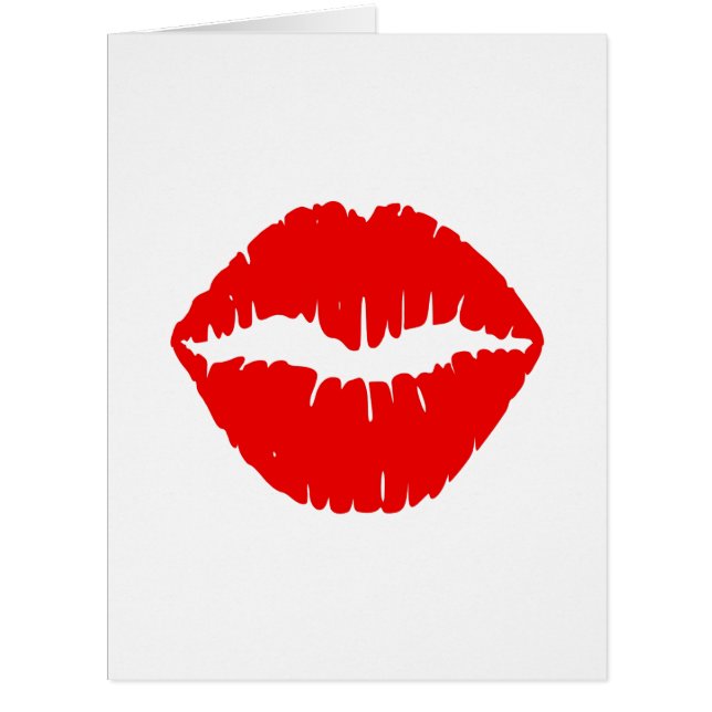Cartão Batom Vermelho (Frente)