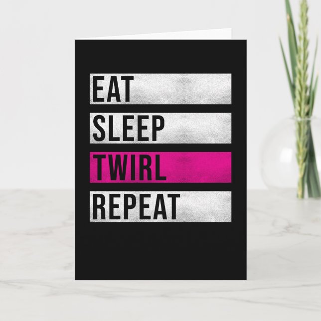 Cartão Baton Twirling Spruch Sport Twirl (Frente)