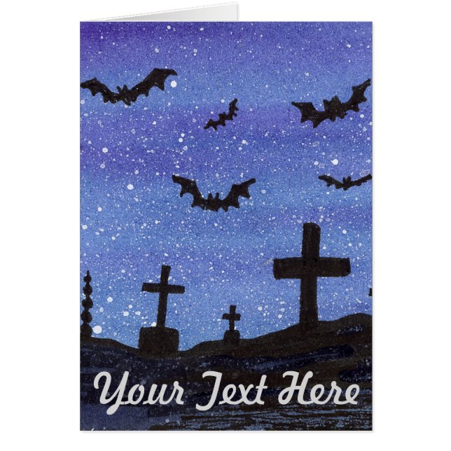 Cartão Bats Graveyard (Frente)