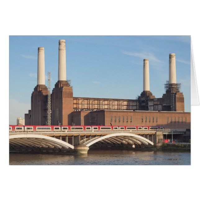 Cartão Battersea Power Station London (Frente Horizontal)