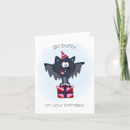 Cartão Batty Birthday