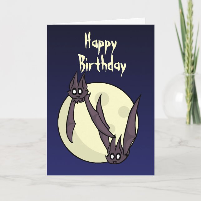 Cartão Batty Birthday Card (Frente)