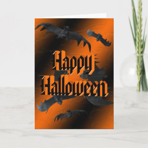 Cartão Batty Halloween Card