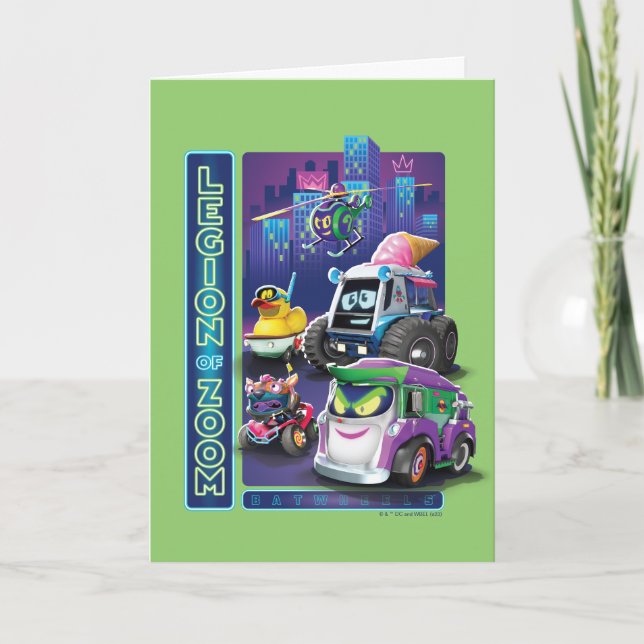 Cartão BatWheels™ - Legião de Zoom (Frente)