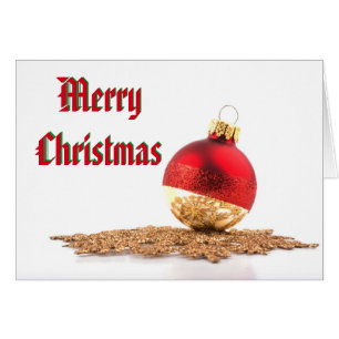 Cartão Bauble e Star