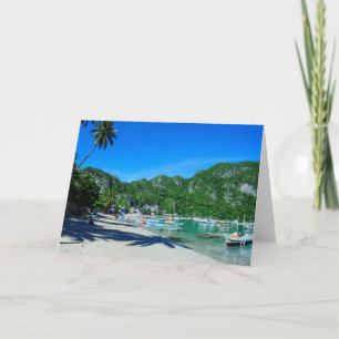 Cartão Bay Of El Nido Beach
