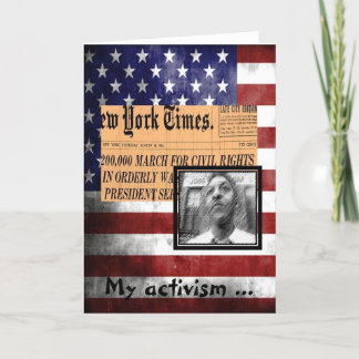 Cartão Bayard Rustin