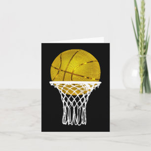 Cartão Bball Troféu Dourado de basquetebol Homens Present