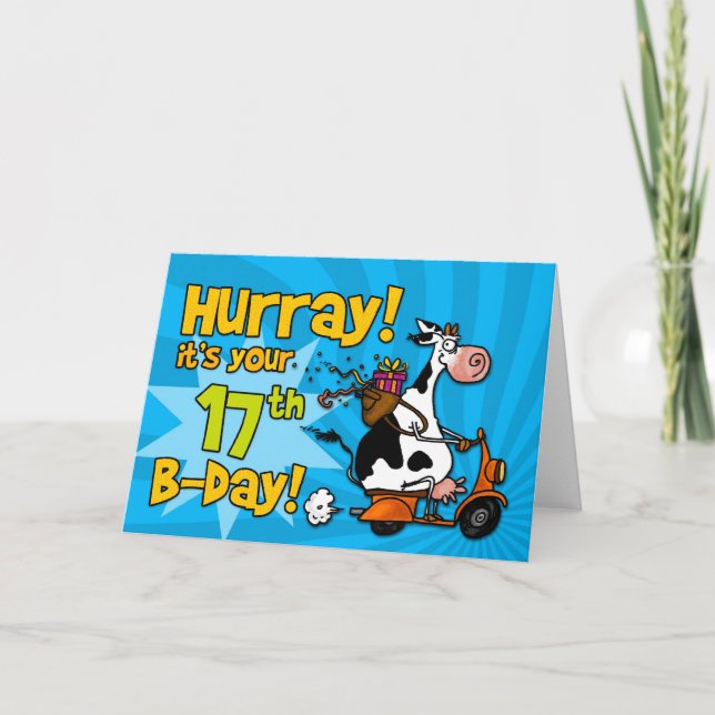 Cartão bd scooter cow - 17 (Frente)