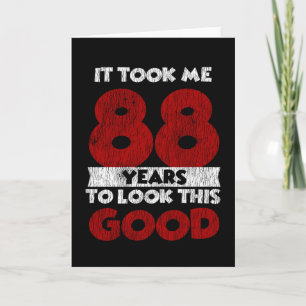 Cartão Bday de 88 anos me fez parecer bom aniversário de