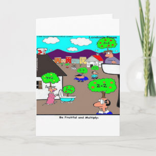 Cartão Be Fruitful & Multiply Funny