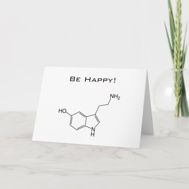 Cartão Be Happy! Serotonin Greeting Card (Frente)