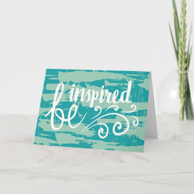 Cartão Be Inspired (Frente)