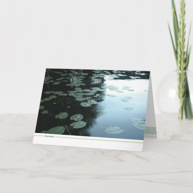 Cartão be*new_folded greeting card (Frente)