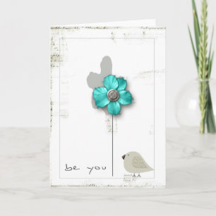 Cartão be you greeting card