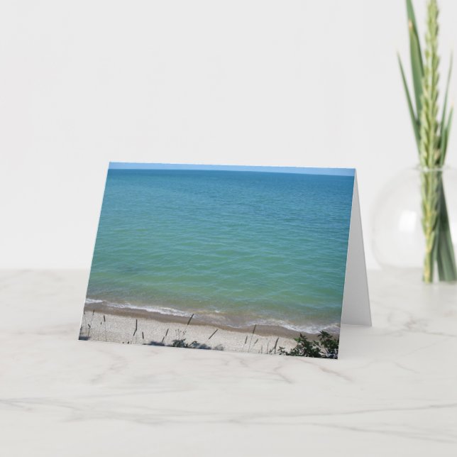 Cartão Beach Clear to Sky (Frente)