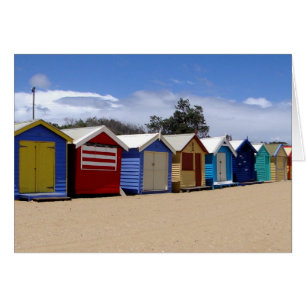 Cartão Beach Huts Melbourne 2