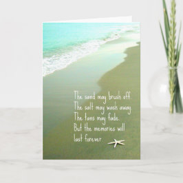Cartão Beach Memories Last Forever Card