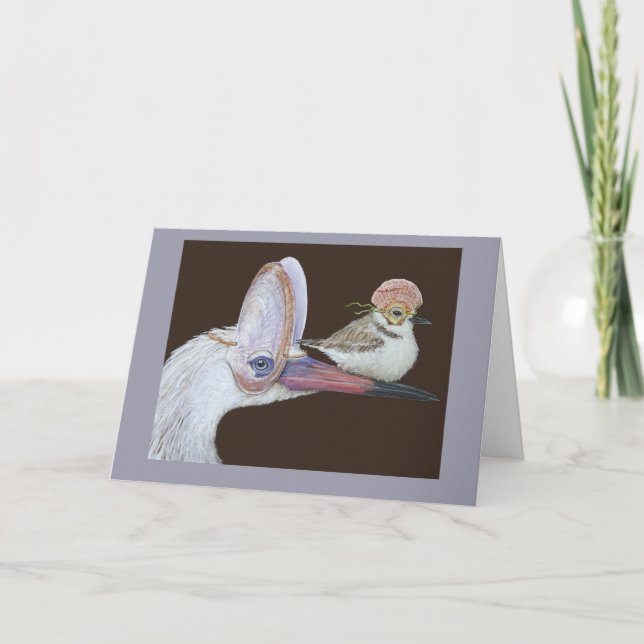 Cartão "Beach Pals" (Frente)