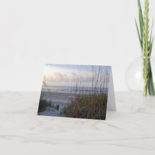 Cartão Beach Path Note Card