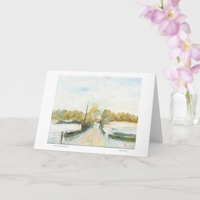 Cartão Beach Road, Llantwit Major (Orquídea)