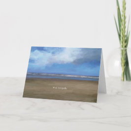 Cartão Beach Sympathy Card