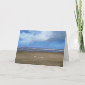 Cartão Beach Sympathy Card