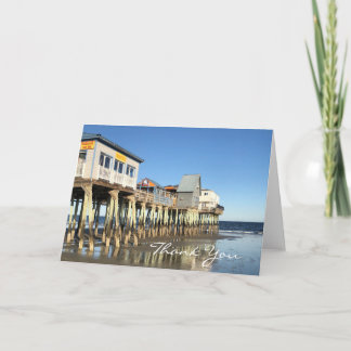 Cartão Beach Thank You Note