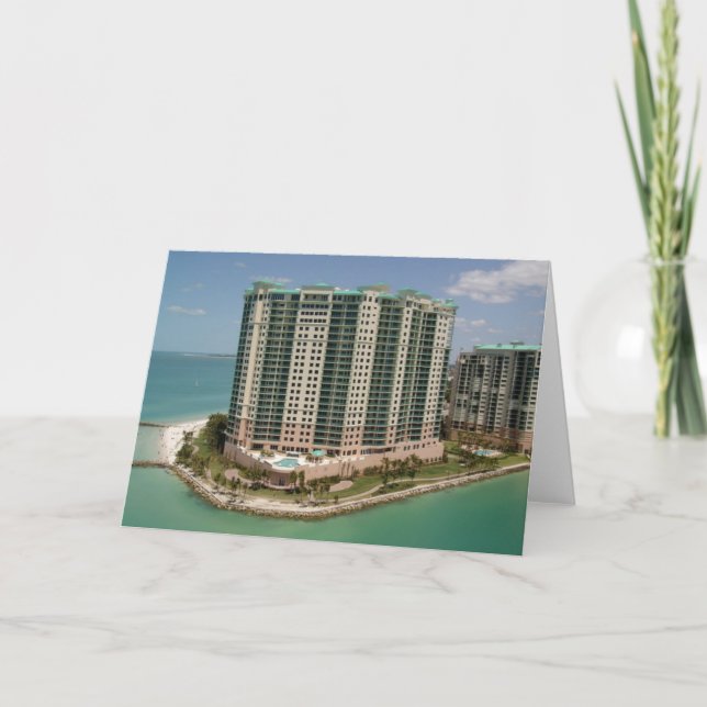 Cartão Beachfront Hotel, Marco Island, Florida, 2004 (Frente)