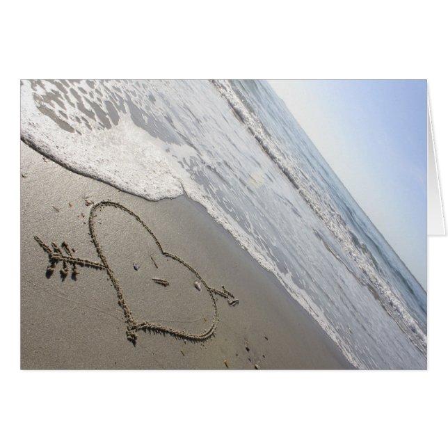 Cartão Beachwrite's INA (Frente horizontal)