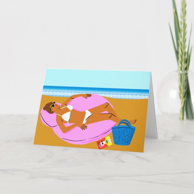 Cartão Beachy Keen - Pink (Frente)