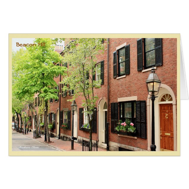 Cartão Beacon Hill: Robert Frost (Frente Horizontal)