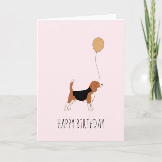Cartão Beagle Birthday Card