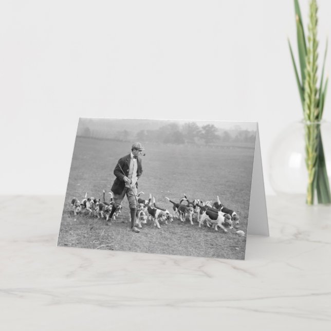 Cartão Beagle Club, 1914 (Frente)