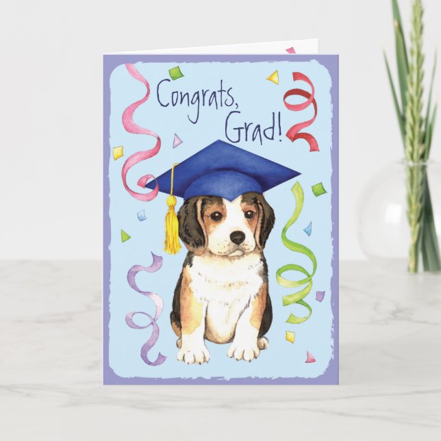 Cartão Beagle Graduate (Frente)