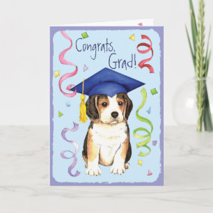Cartão Beagle Graduate